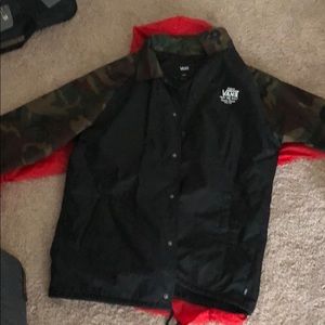 Vans Camo/Black Windbreaker
